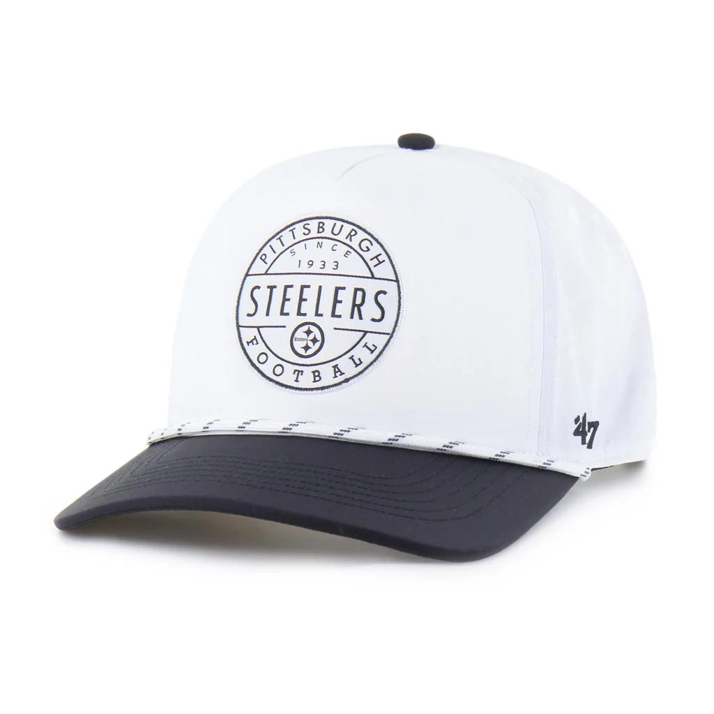 NFL Pittsburgh Steelers '47 Suburbia Hitch Snapback Hat - White