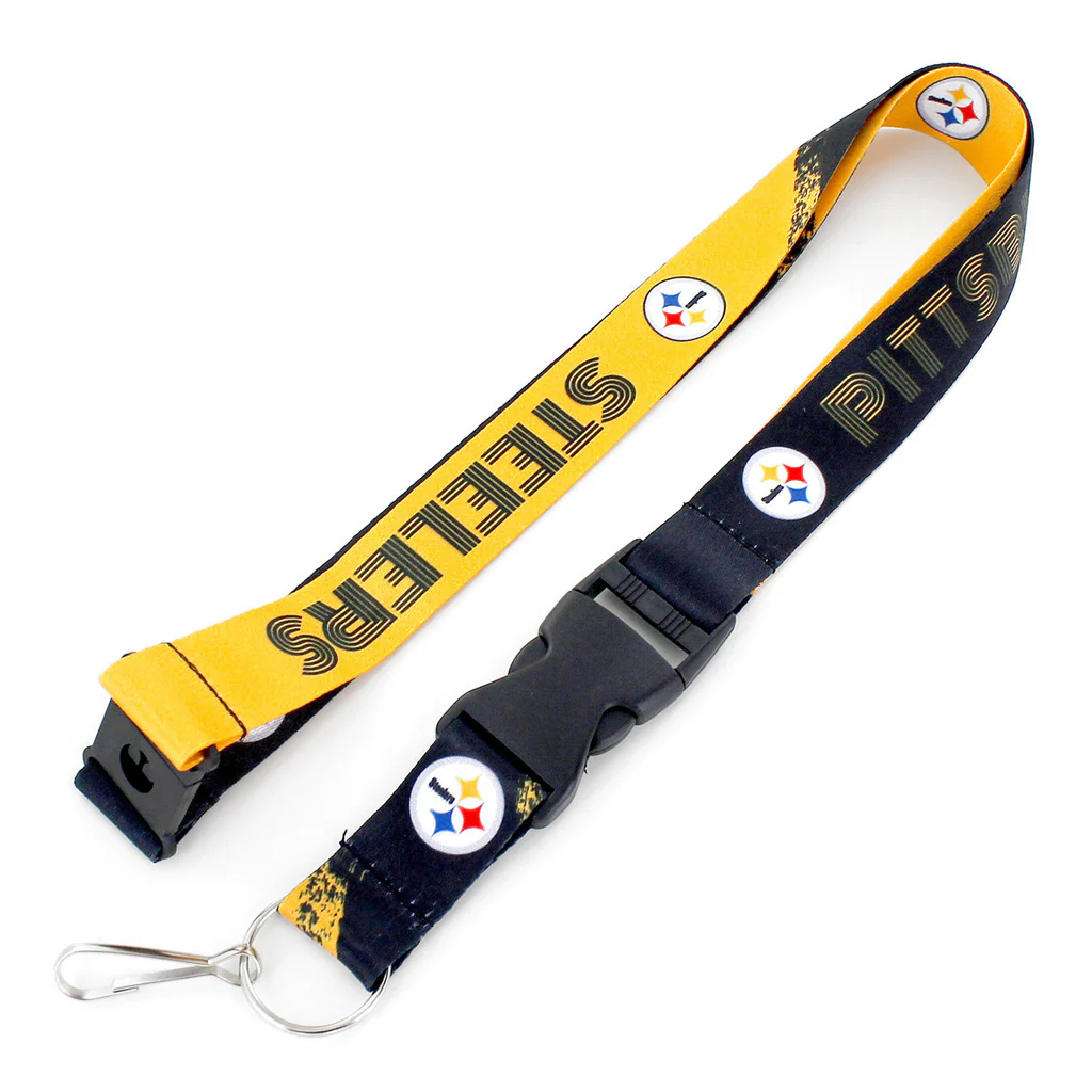 NFL Pittsburgh Steelers Aminco Crossfade Lanyard