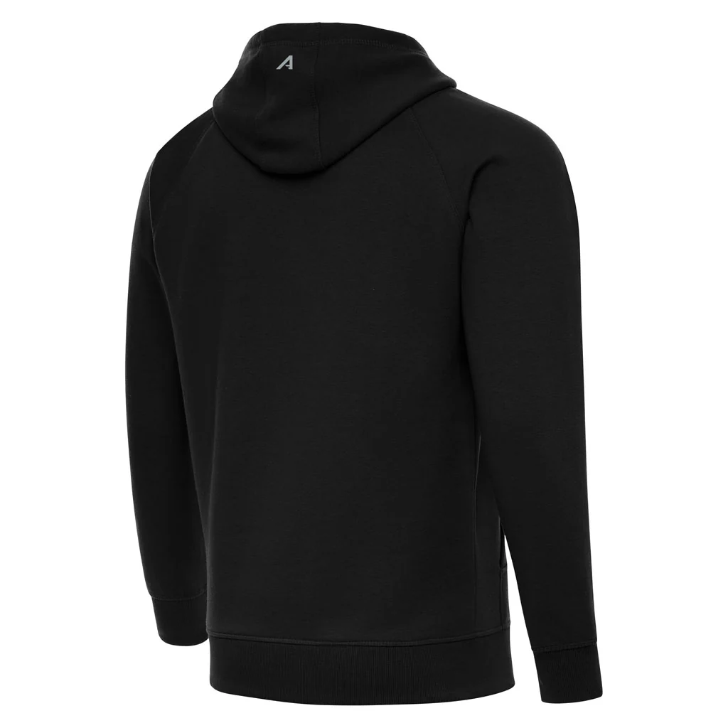 NFL Pittsburgh Steelers Antigua Full Front Victory Pullover Hoodie - Black - Image 4