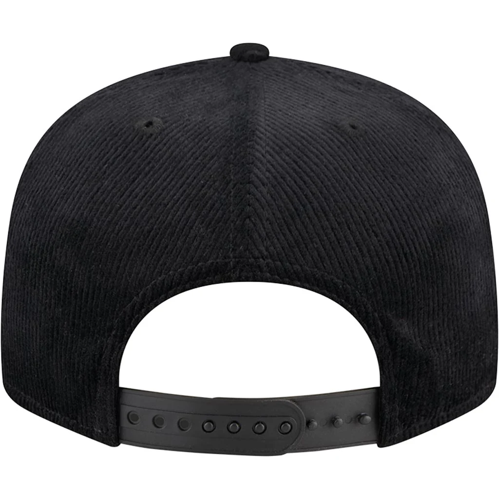 NFL Pittsburgh Steelers New Era Corduroy Rope 9FIFTY Snapback Hat - Black - Image 4