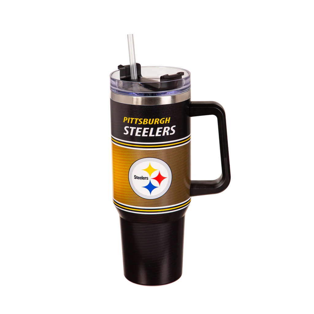 NFL Pittsburgh Steelers Evergreen 40oz Canyon Tumbler