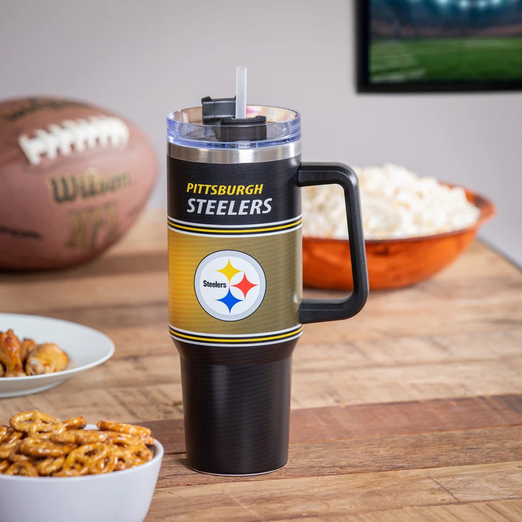 NFL Pittsburgh Steelers Evergreen 40oz Canyon Tumbler - Image 2