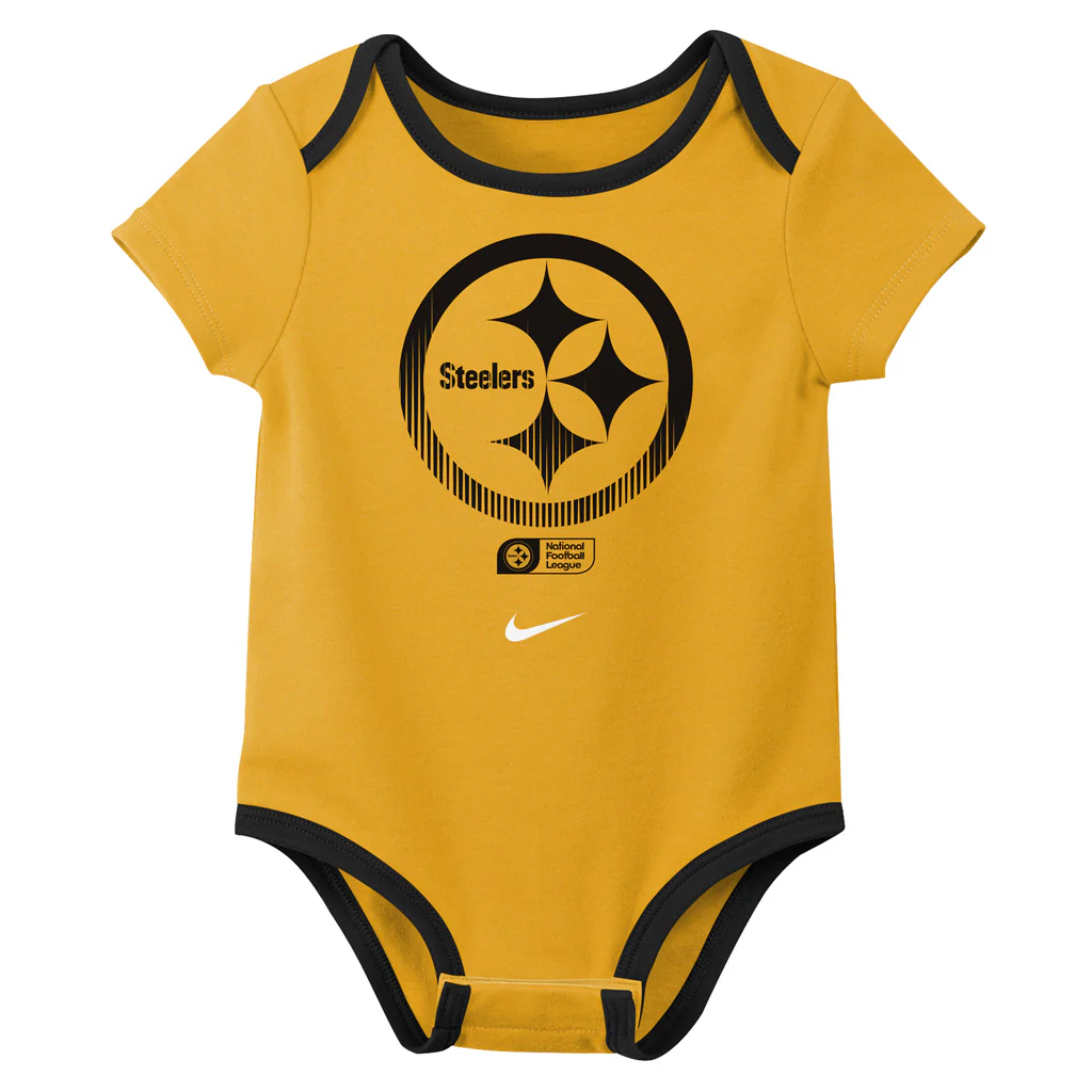 NFL Pittsburgh Steelers Infant Nike 3 Piece Set - Image 4