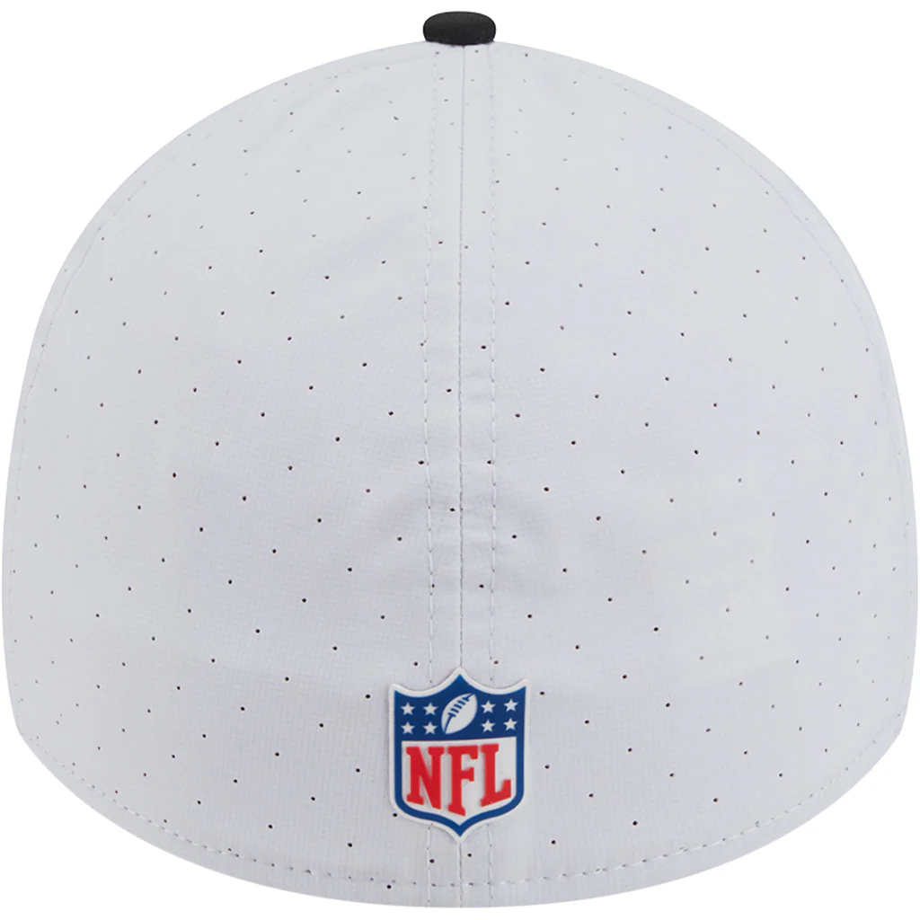 NFL Pittsburgh Steelers New Era 2025 Training 39THIRTY Flex Fit Hat - White - Image 4