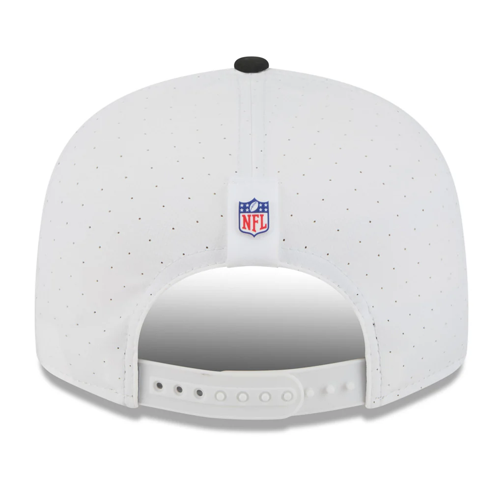 NFL Pittsburgh Steelers New Era 2025 Training 9FIFTY Split Panel Snapback Hat - White - Image 4