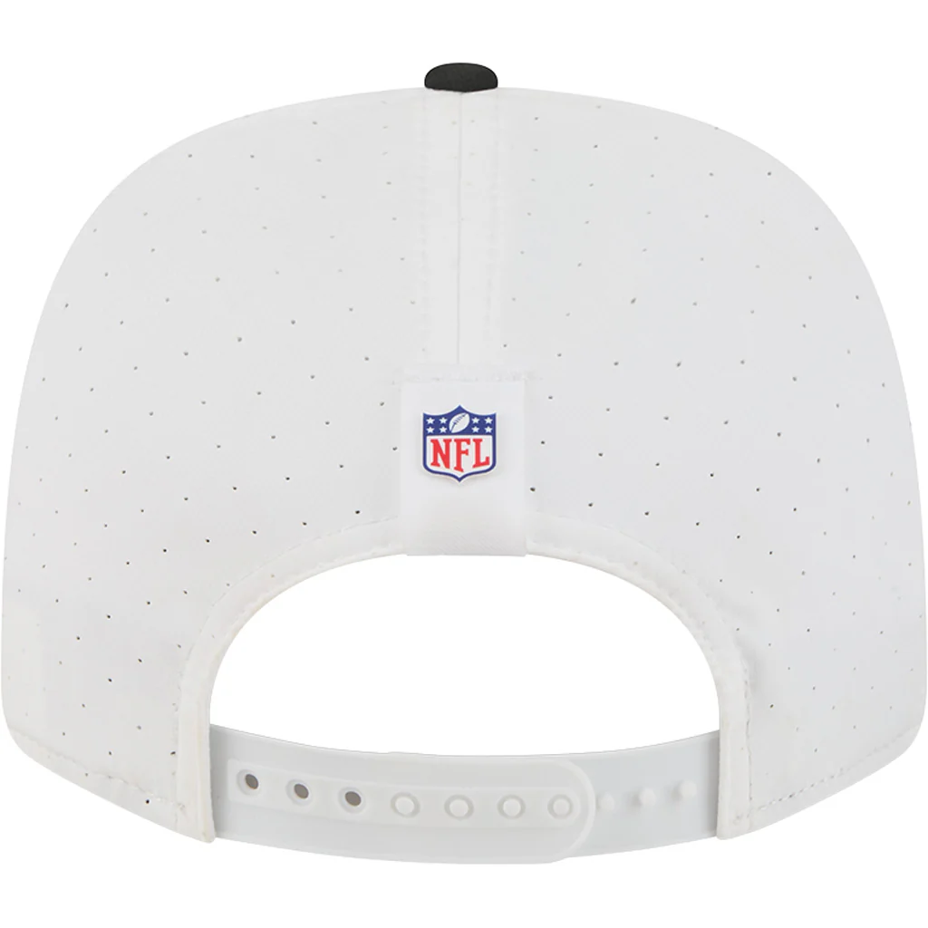 NFL Pittsburgh Steelers New Era 2025 Training 9SEVENTY Stretch-Snapback Hat - White - Image 4