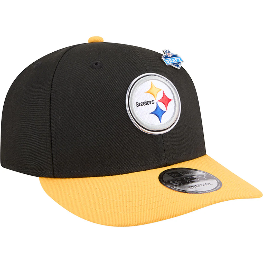 NFL Pittsburgh Steelers New Era 2026 Draft 9FIFTY Snapback Hat - Black - Image 2