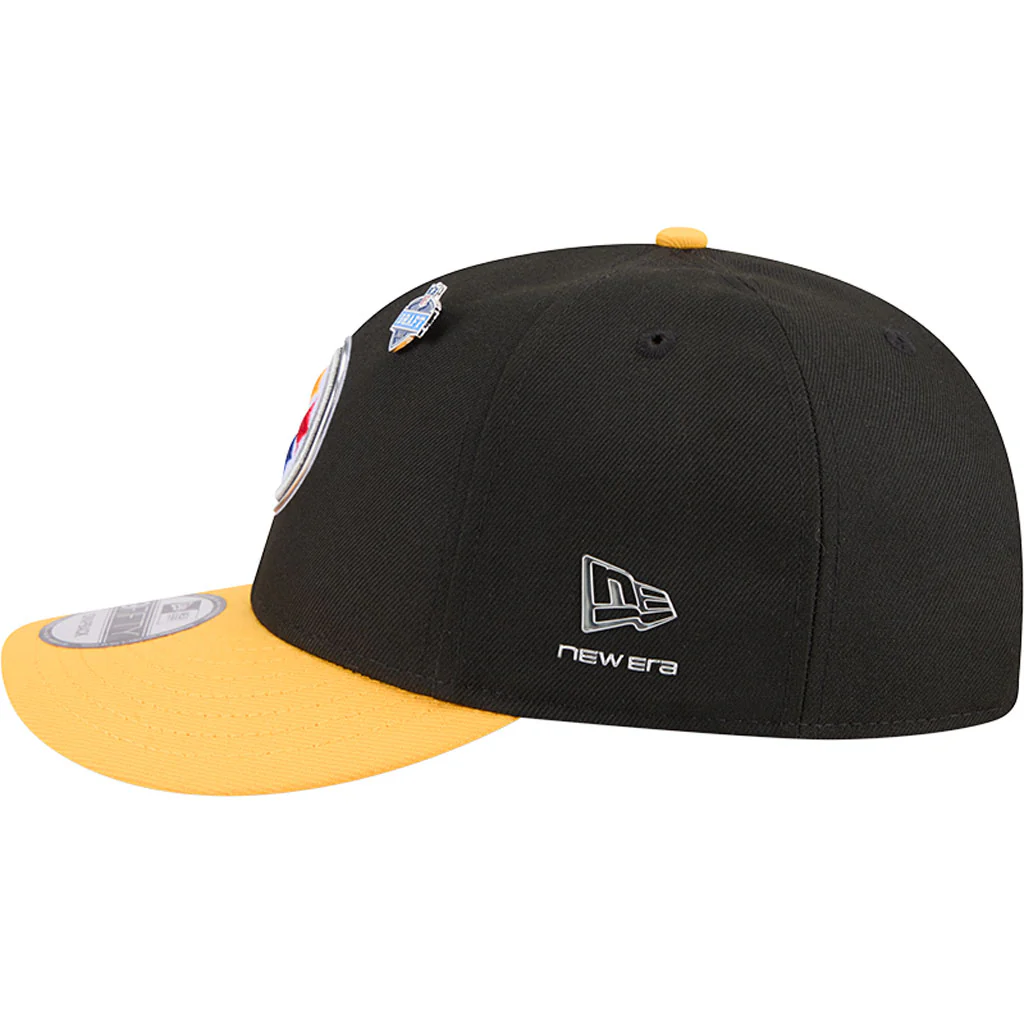 NFL Pittsburgh Steelers New Era 2026 Draft 9FIFTY Snapback Hat - Black - Image 4