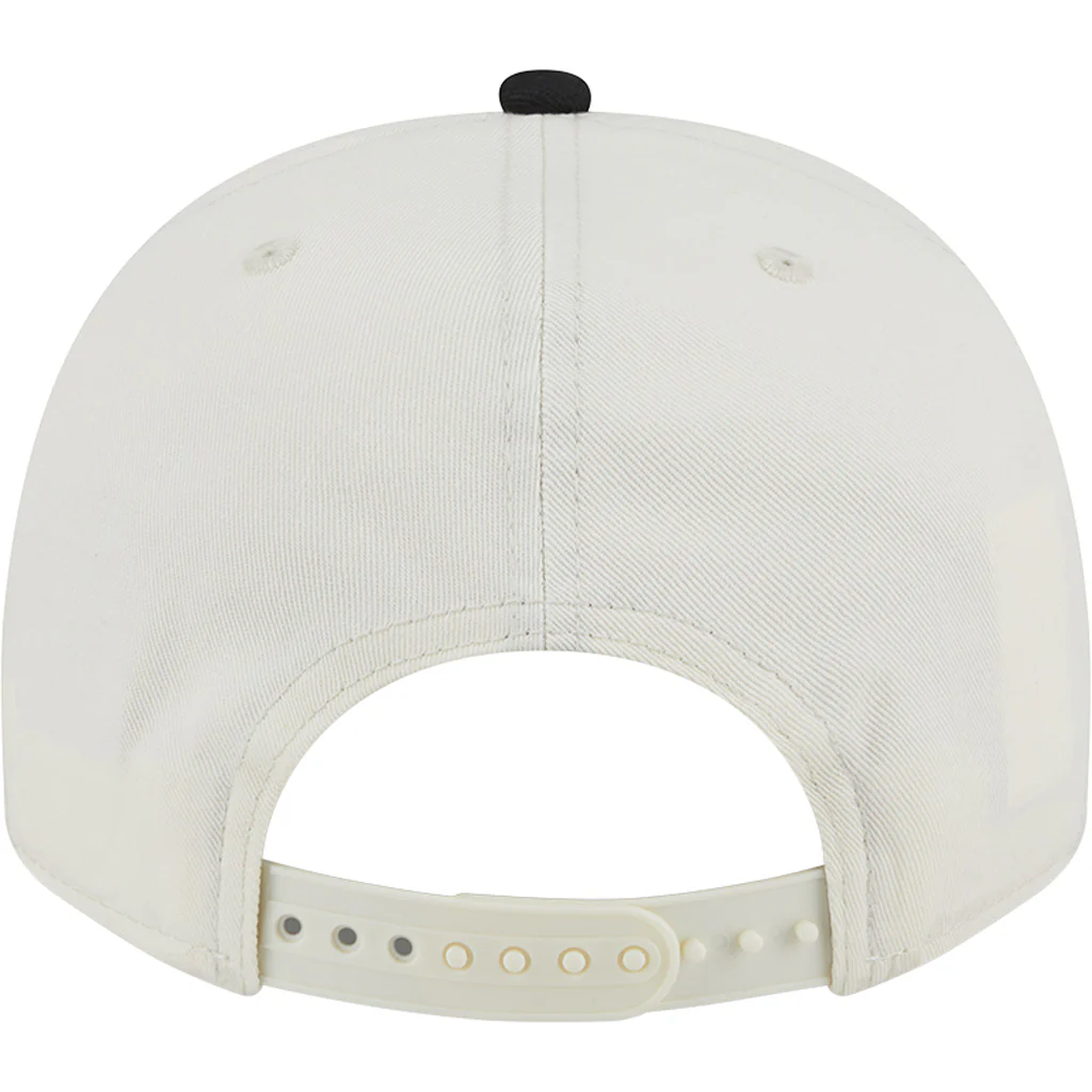 NFL Pittsburgh Steelers New Era Chainstitch Two-Tone 9FIFTY A-Frame Snapback Hat - Cream - Image 4