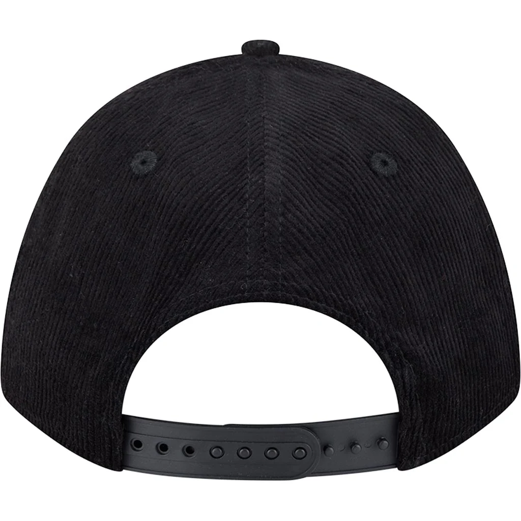 NFL Pittsburgh Steelers New Era Corduroy 9FORTY A-Frame M-Crown Snapback Hat - Black - Image 4