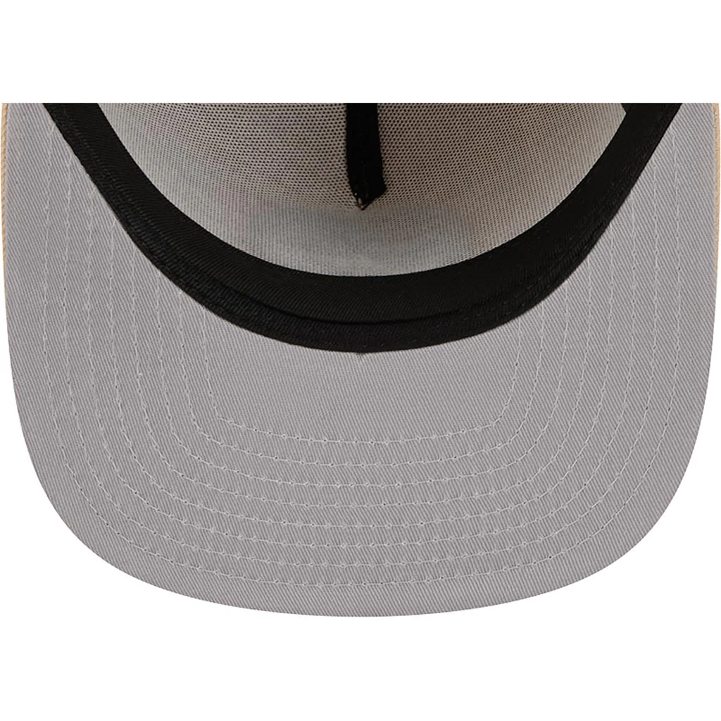 NFL Pittsburgh Steelers New Era Dry Wood 9FIFTY A-Frame Snapback Hat - Tan - Image 5