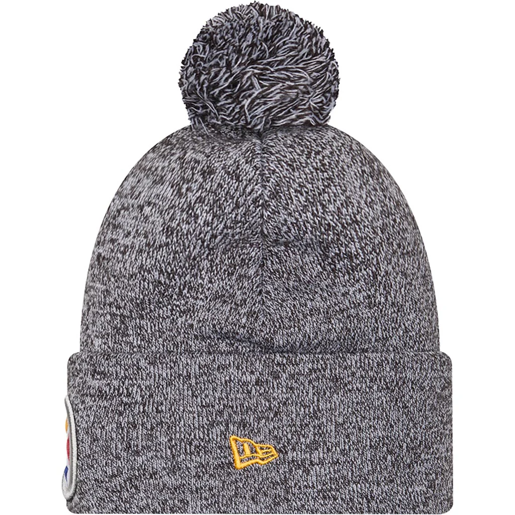 NFL Pittsburgh Steelers New Era Marled Knit - Black - Image 2