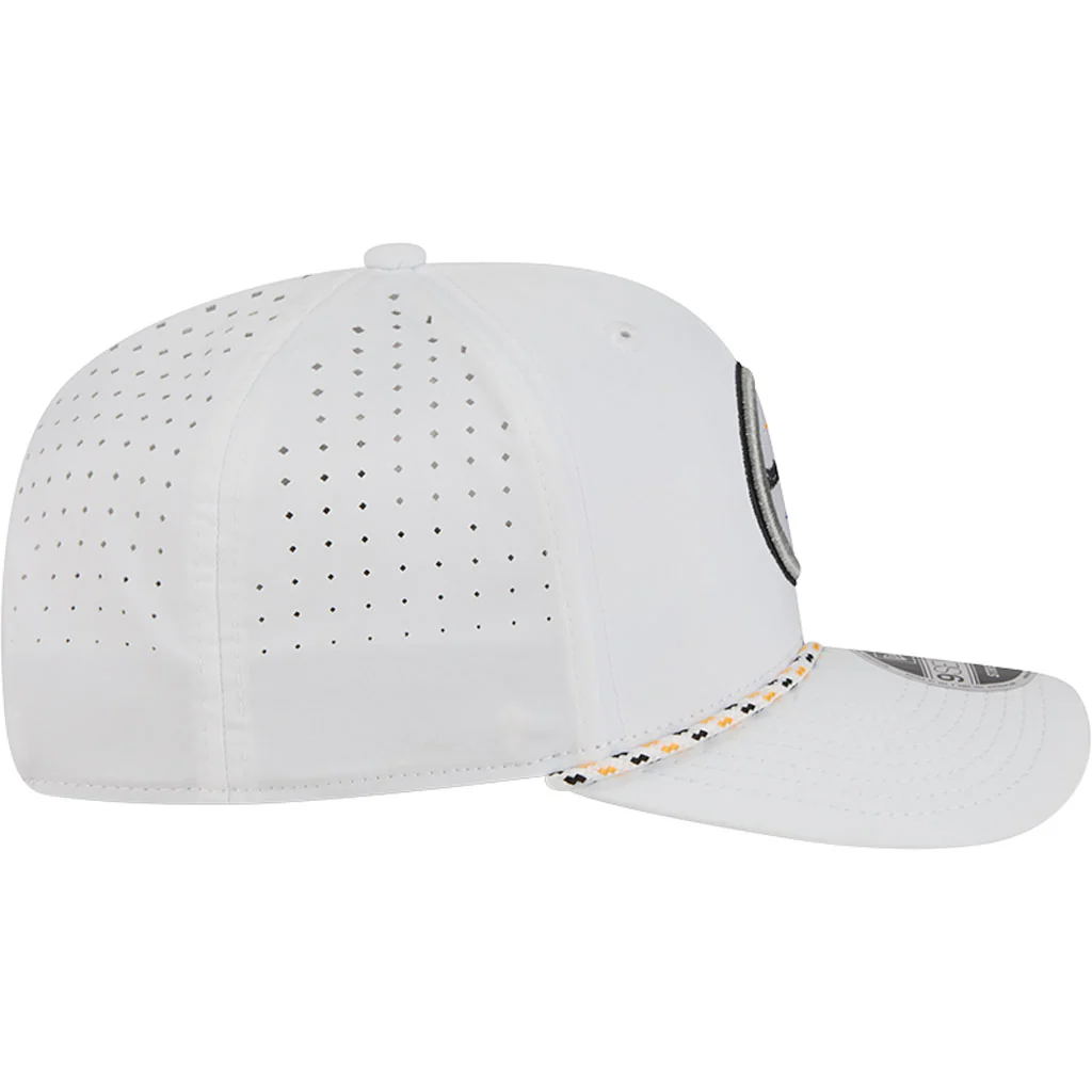 NFL Pittsburgh Steelers New Era Sport 9SEVENTY Stretch Snapback Hat - White - Image 5