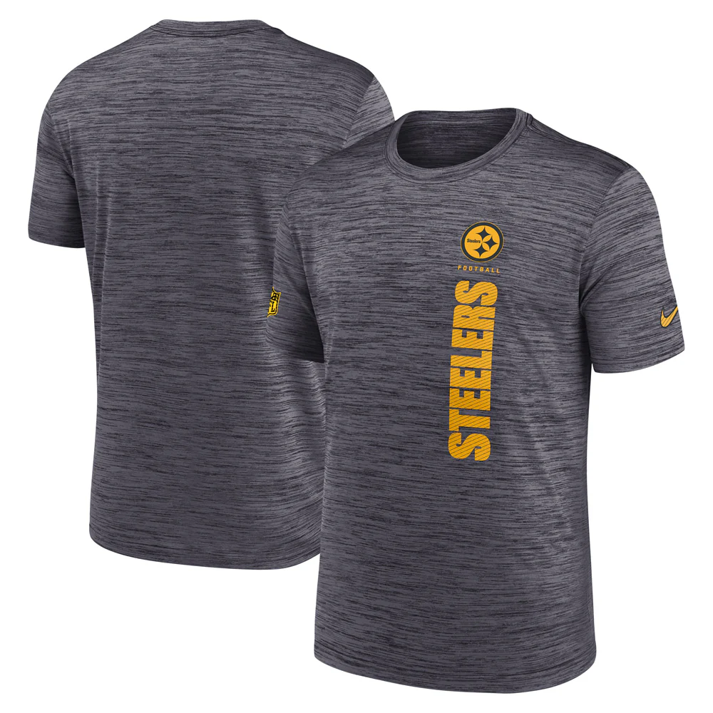 NFL Pittsburgh Steelers Nike 2024 Dri-FIT Velocity T-Shirt - Black