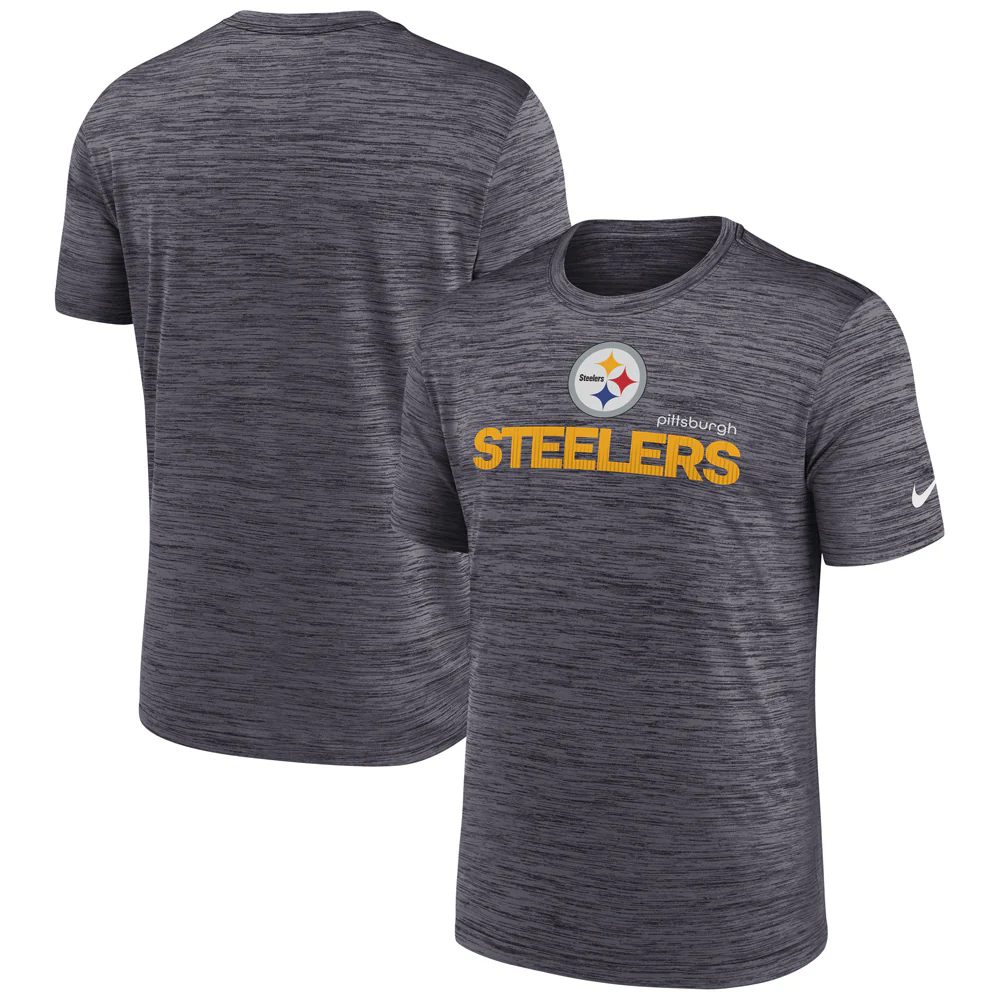 NFL Pittsburgh Steelers Nike 2024 Modern Velocity T-Shirt - Black