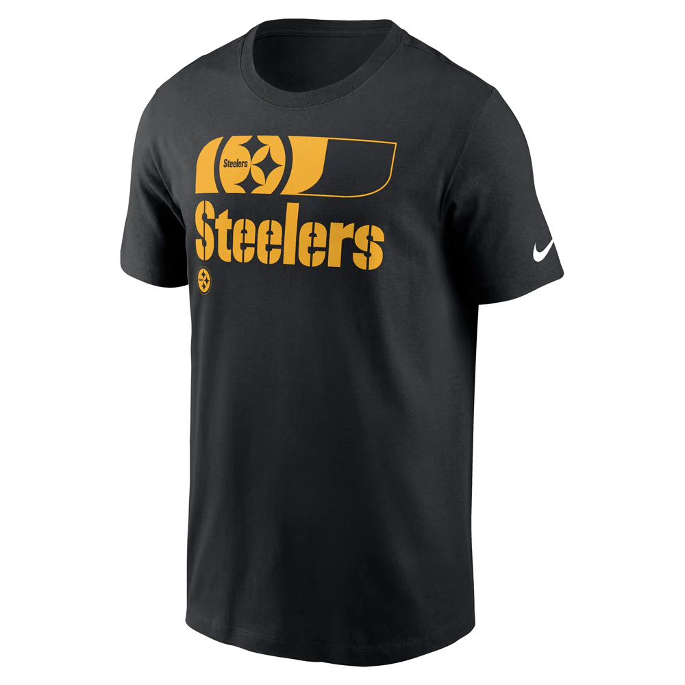 NFL Pittsburgh Steelers Nike Air Essential T-Shirt - Black - Image 2