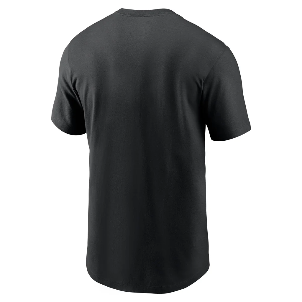 NFL Pittsburgh Steelers Nike Essential Logo T-Shirt - Black - Image 3