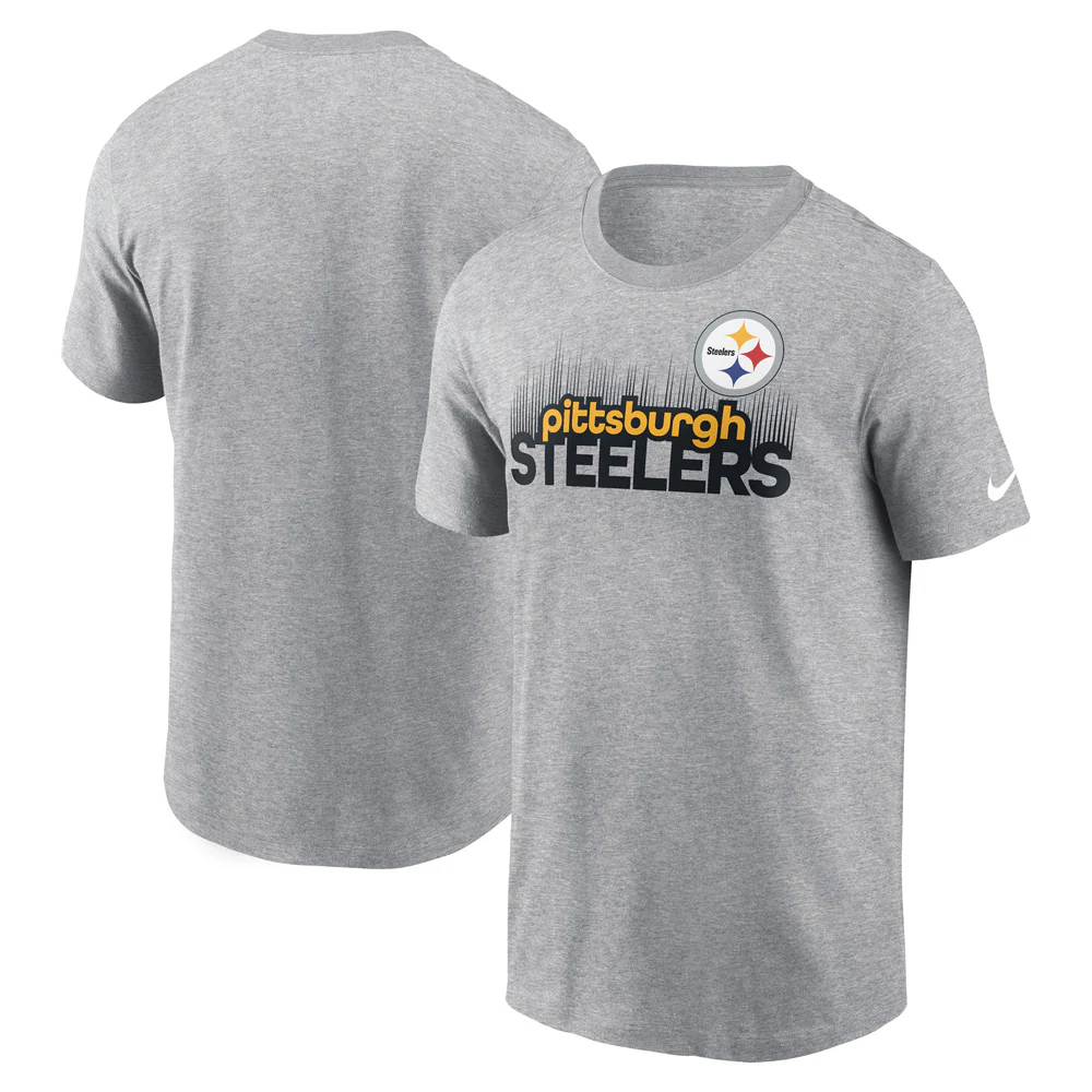 NFL Pittsburgh Steelers Nike Local Essential T-Shirt - Heather Gray