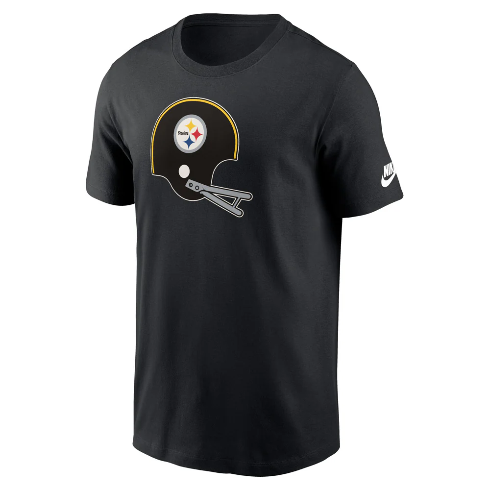 NFL Pittsburgh Steelers Nike Rewind Essential T-Shirt - Black - Image 2