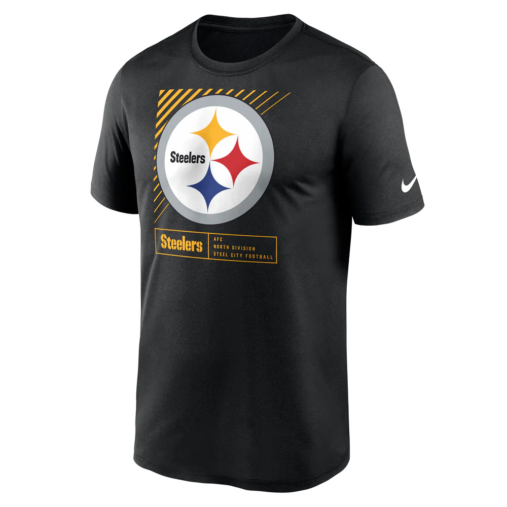 NFL Pittsburgh Steelers Nike Yardline Legend T-Shirt - Black