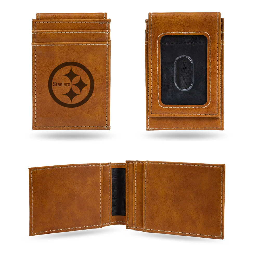 NFL Pittsburgh Steelers Rico Logo Front Pocket Wallet