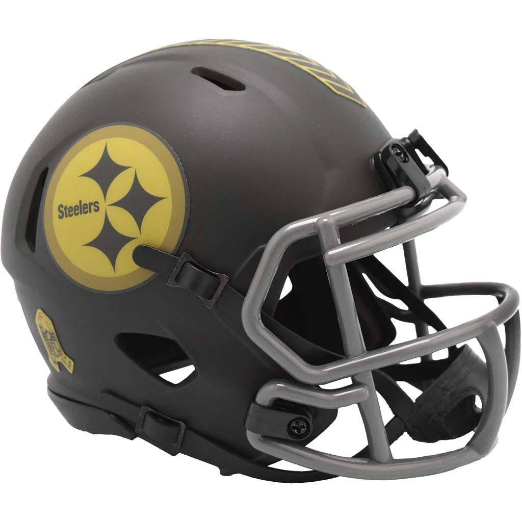 NFL Pittsburgh Steelers Riddell 2025 Salute to Service Mini Speed Helmet - Green