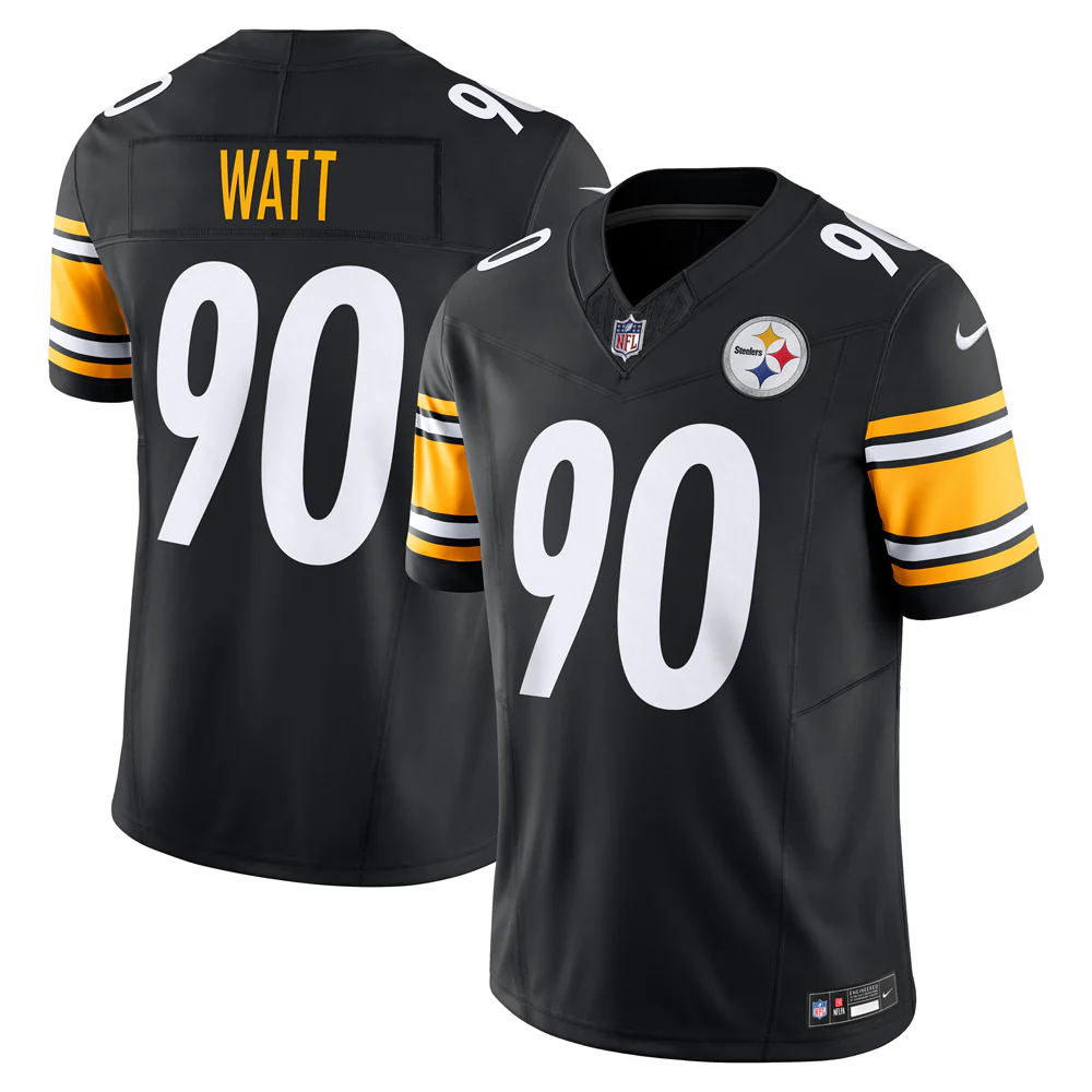 NFL Pittsburgh Steelers TJ Watt Nike Alternate Vapor F.U.S.E. Limited Jersey - Black