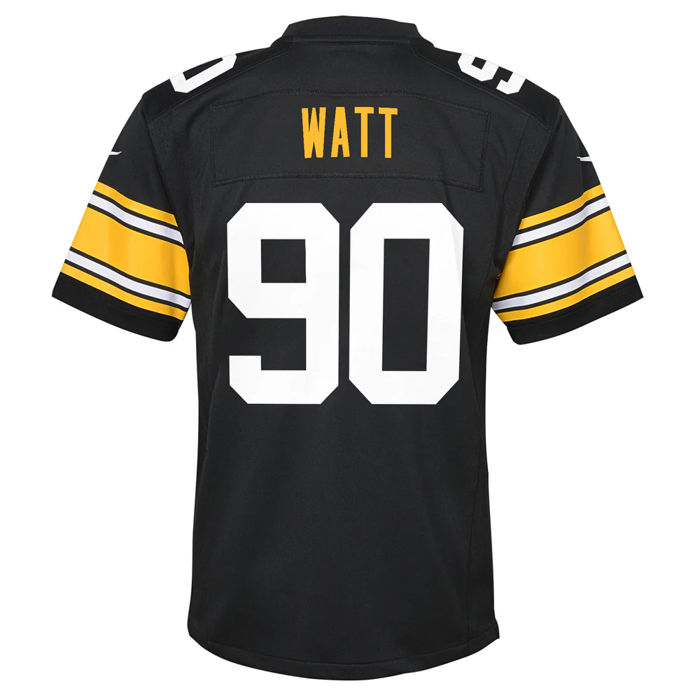 NFL Pittsburgh Steelers TJ Watt Youth Nike Home Game Jersey - Image 3