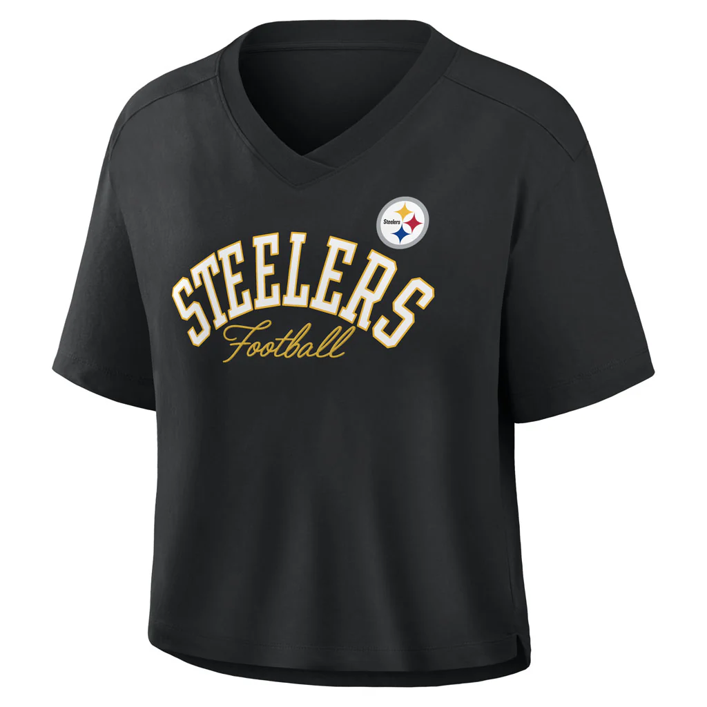 NFL Pittsburgh Steelers Women's Fanatics Option Read Fashion Top - Black - Image 2