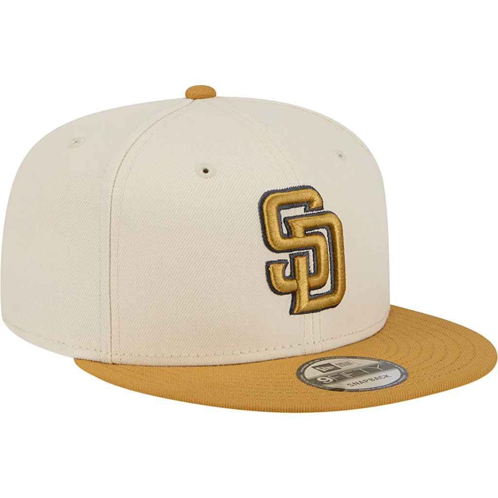 NFL San Diego Padres New Era Two-Tone Dusted 9FIFTY Snapback Hat - Light cream - Image 2