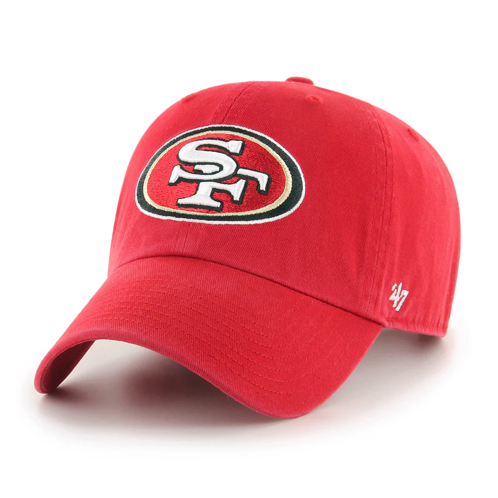 NFL San Francisco 49ers '47 Clean Up Adjustable Hat - Red