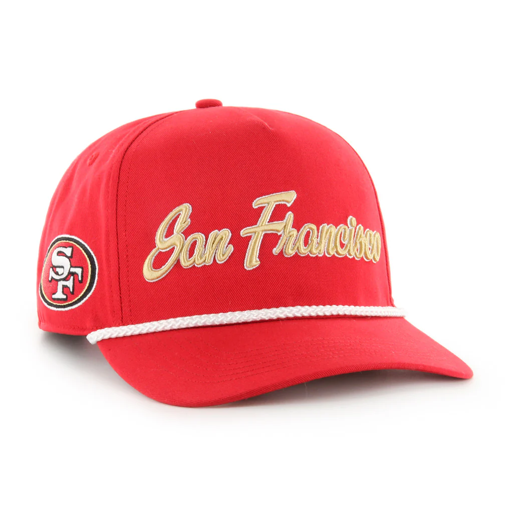 NFL San Francisco 49ers '47 Overhand Hitch Snapback Hat - Red