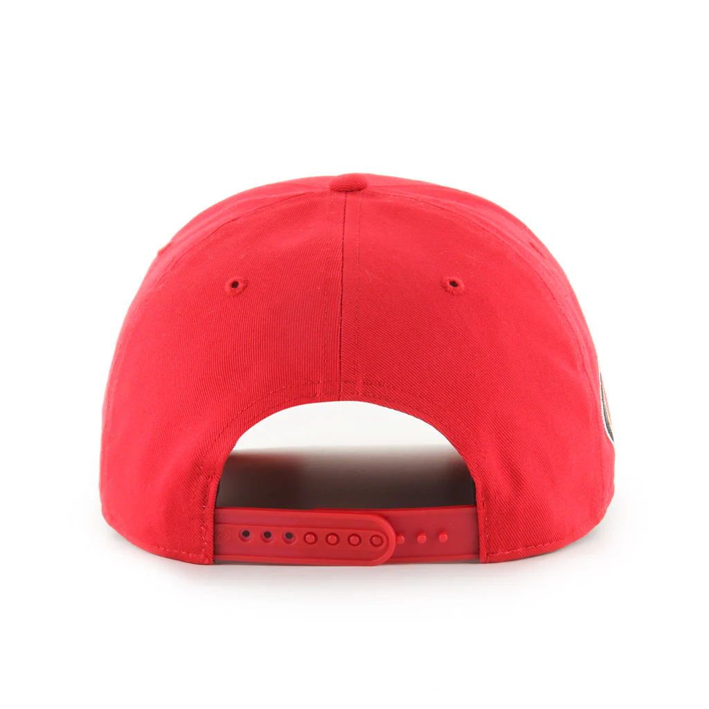 NFL San Francisco 49ers '47 Overhand Hitch Snapback Hat - Red - Image 3