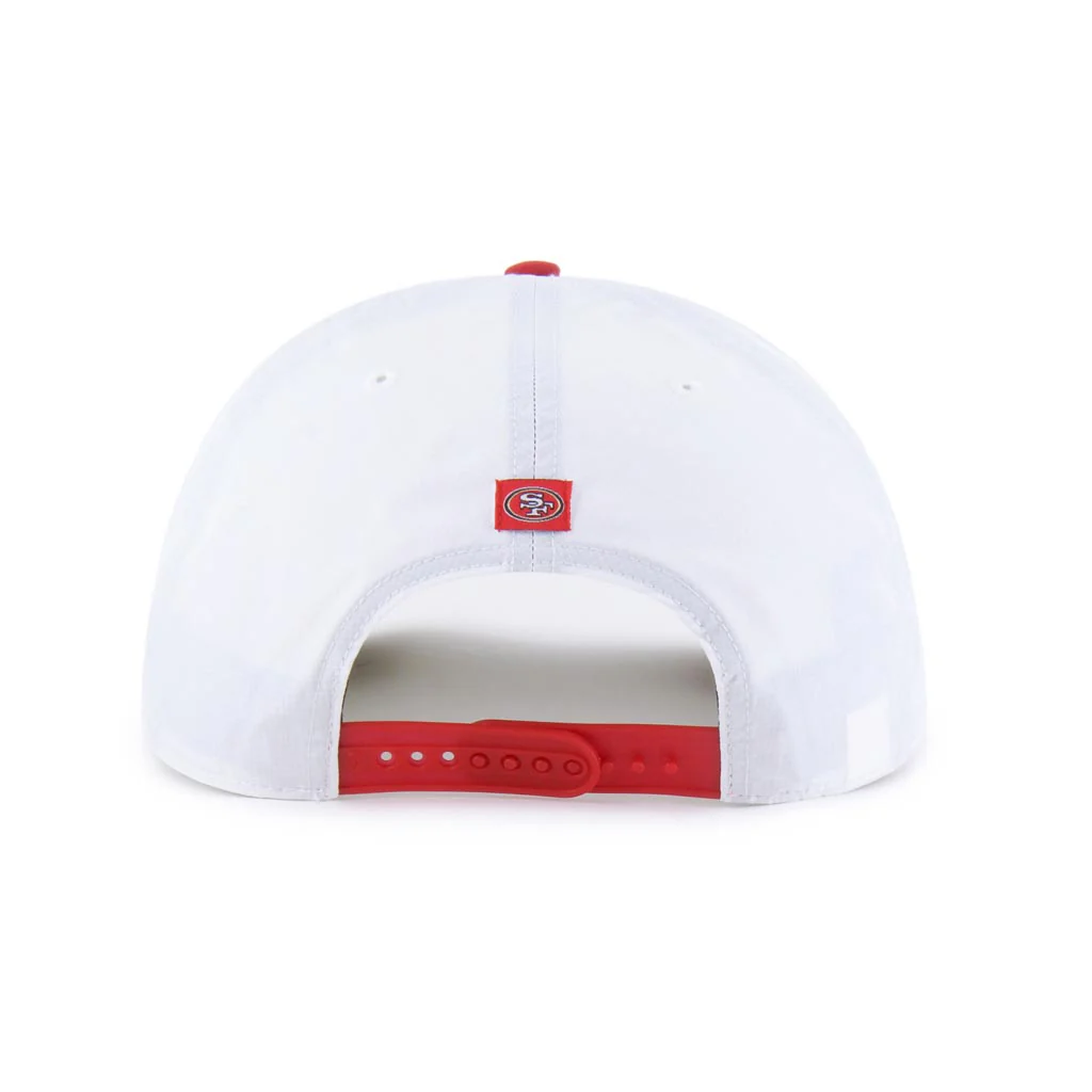 NFL San Francisco 49ers '47 Suburbia Hitch Snapback Hat - White - Image 2