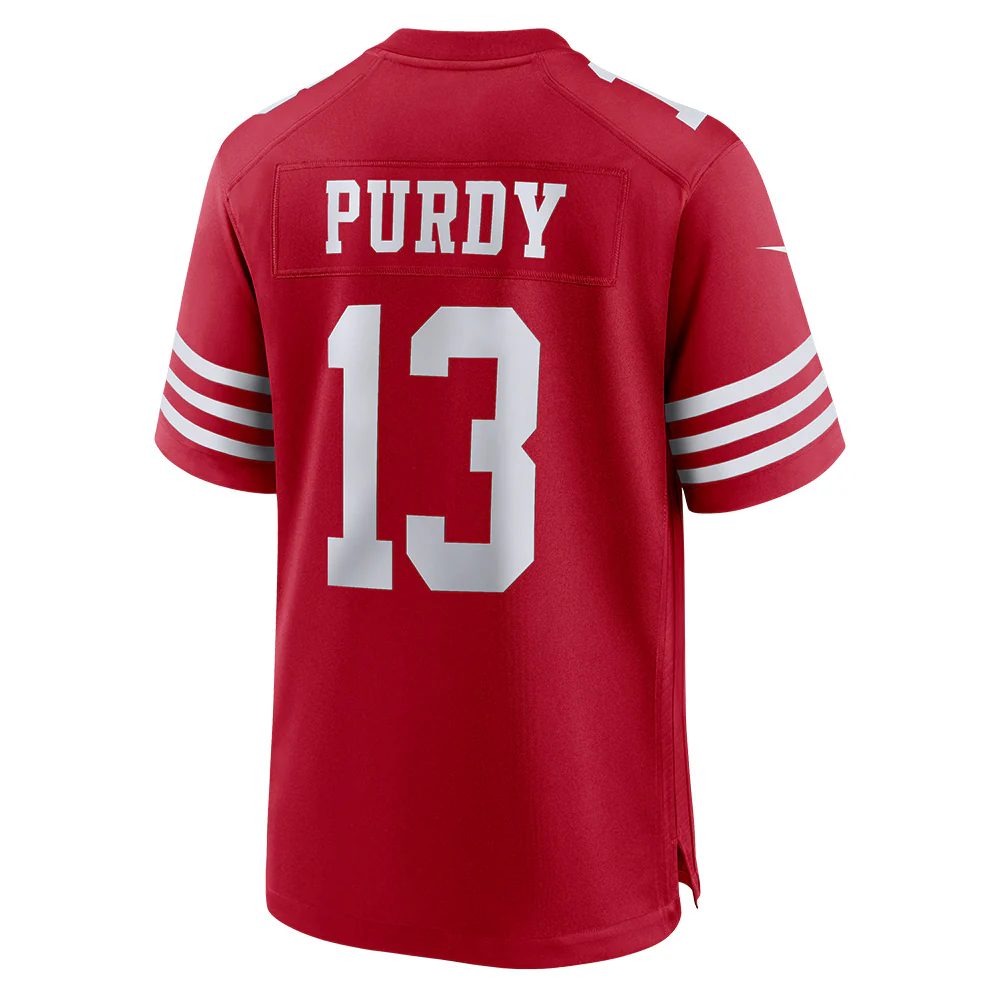 NFL San Francisco 49ers Brock Purdy Nike Home Game Jersey - Image 2