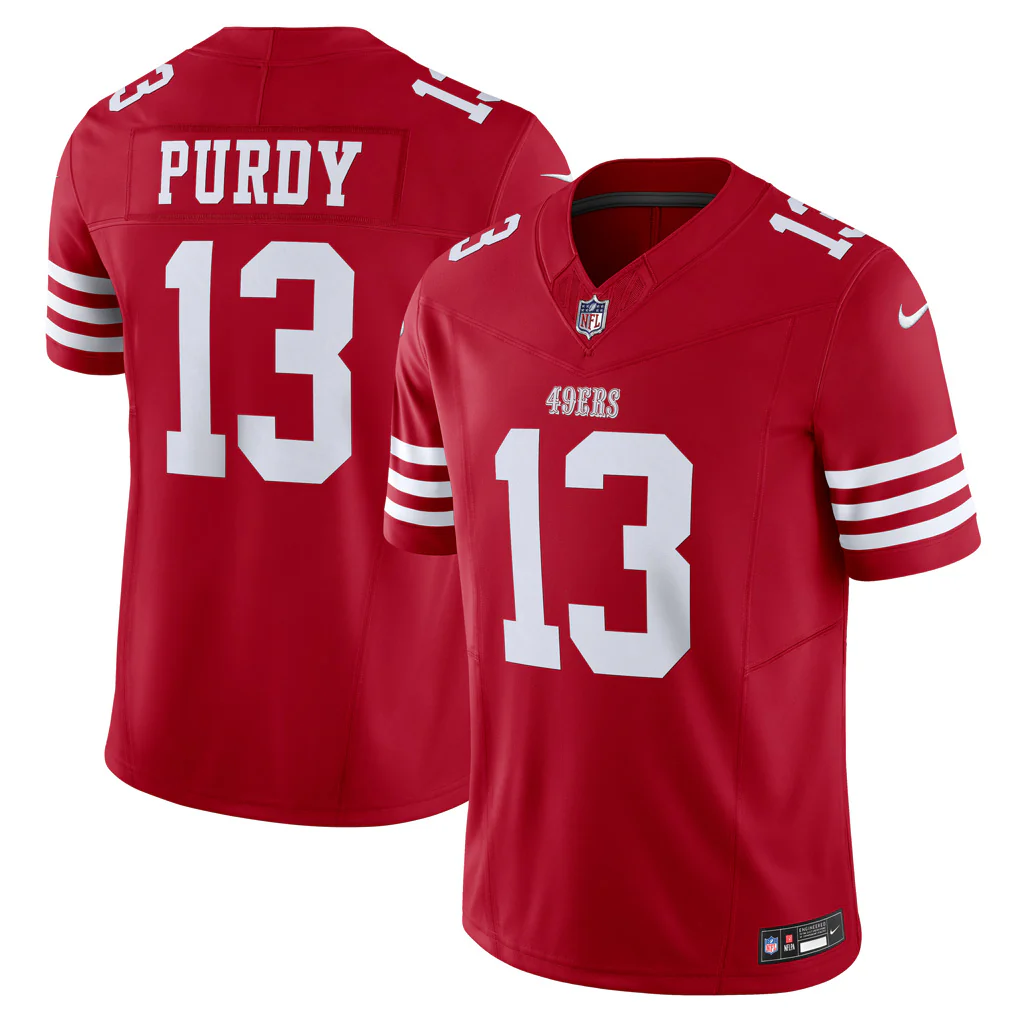 NFL San Francisco 49ers Brock Purdy Nike Home Vapor F.U.S.E Limited Jersey - Red