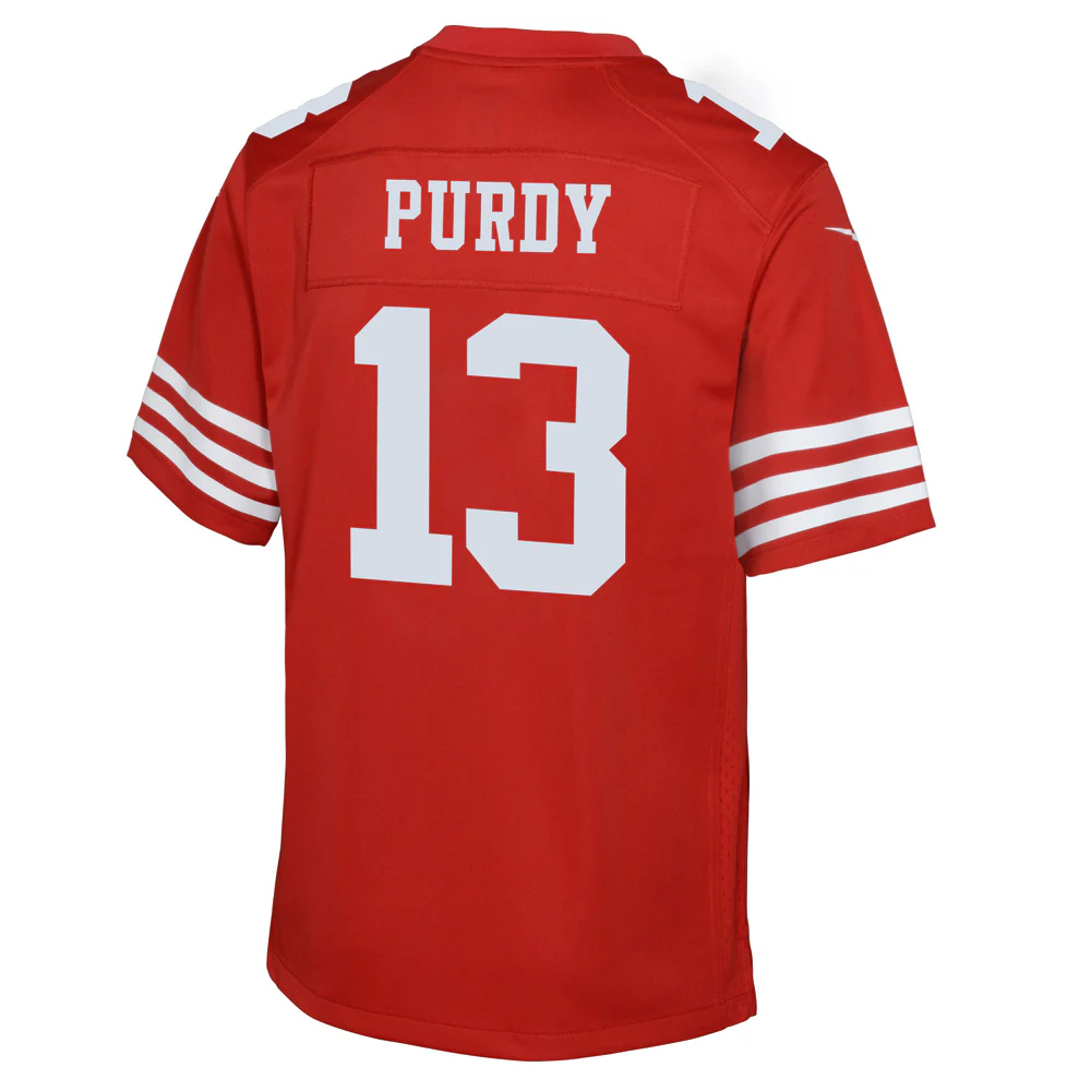 NFL San Francisco 49ers Brock Purdy Youth Nike Game Jersey - Image 3