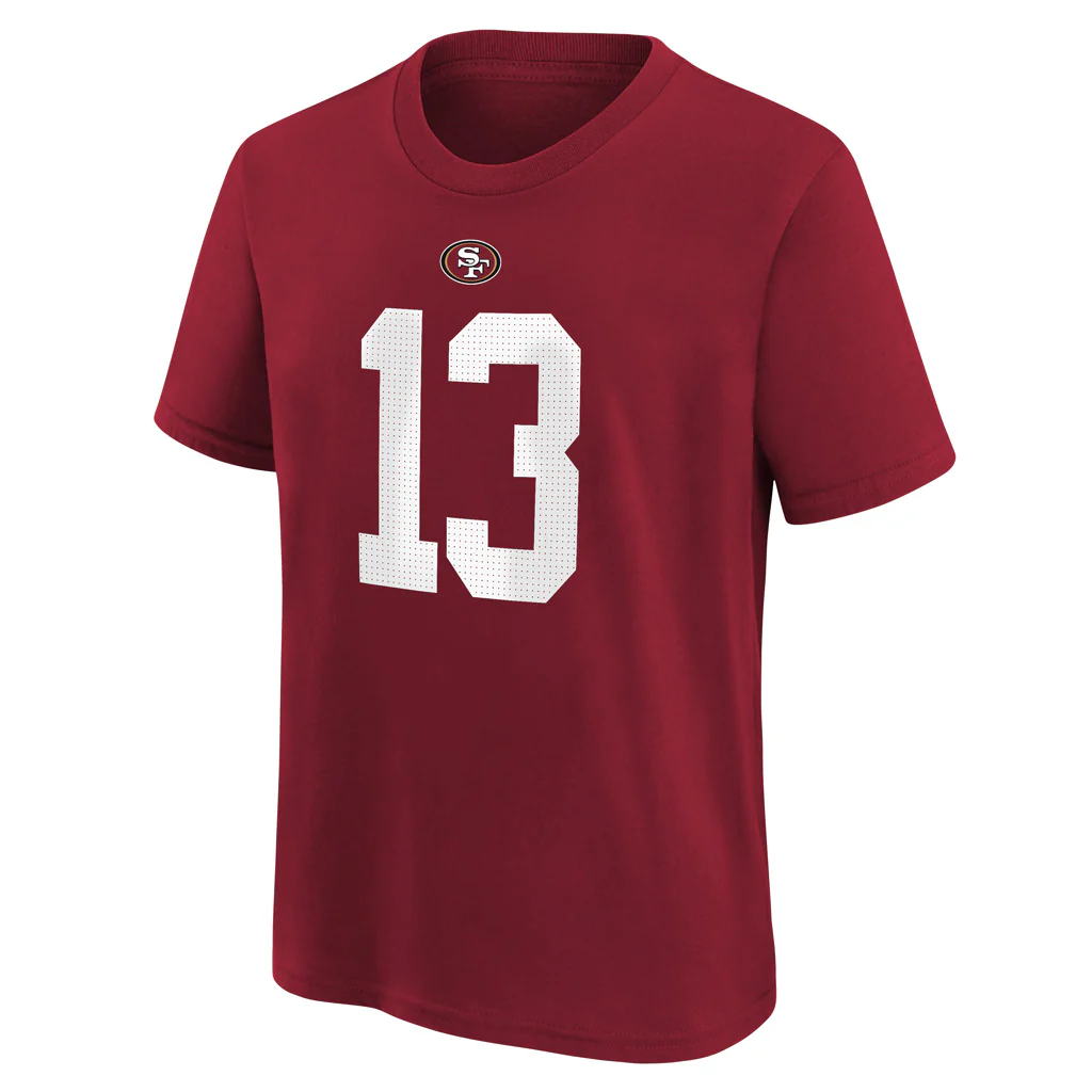 NFL San Francisco 49ers Brock Purdy Youth Nike Name & Number T-Shirt - Red - Image 2