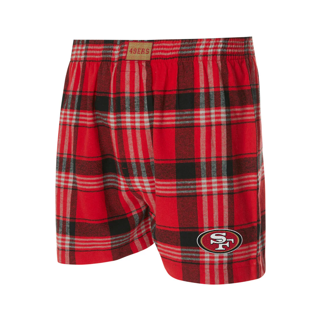 NFL San Francisco 49ers College Concepts Region Boxer Shorts - Red