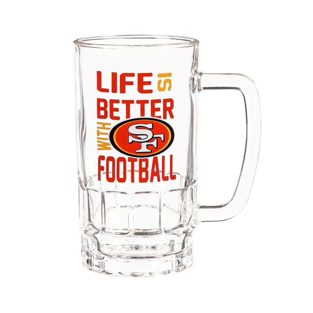 NFL San Francisco 49ers Evergreen 18oz Boxed Tankard - Image 3