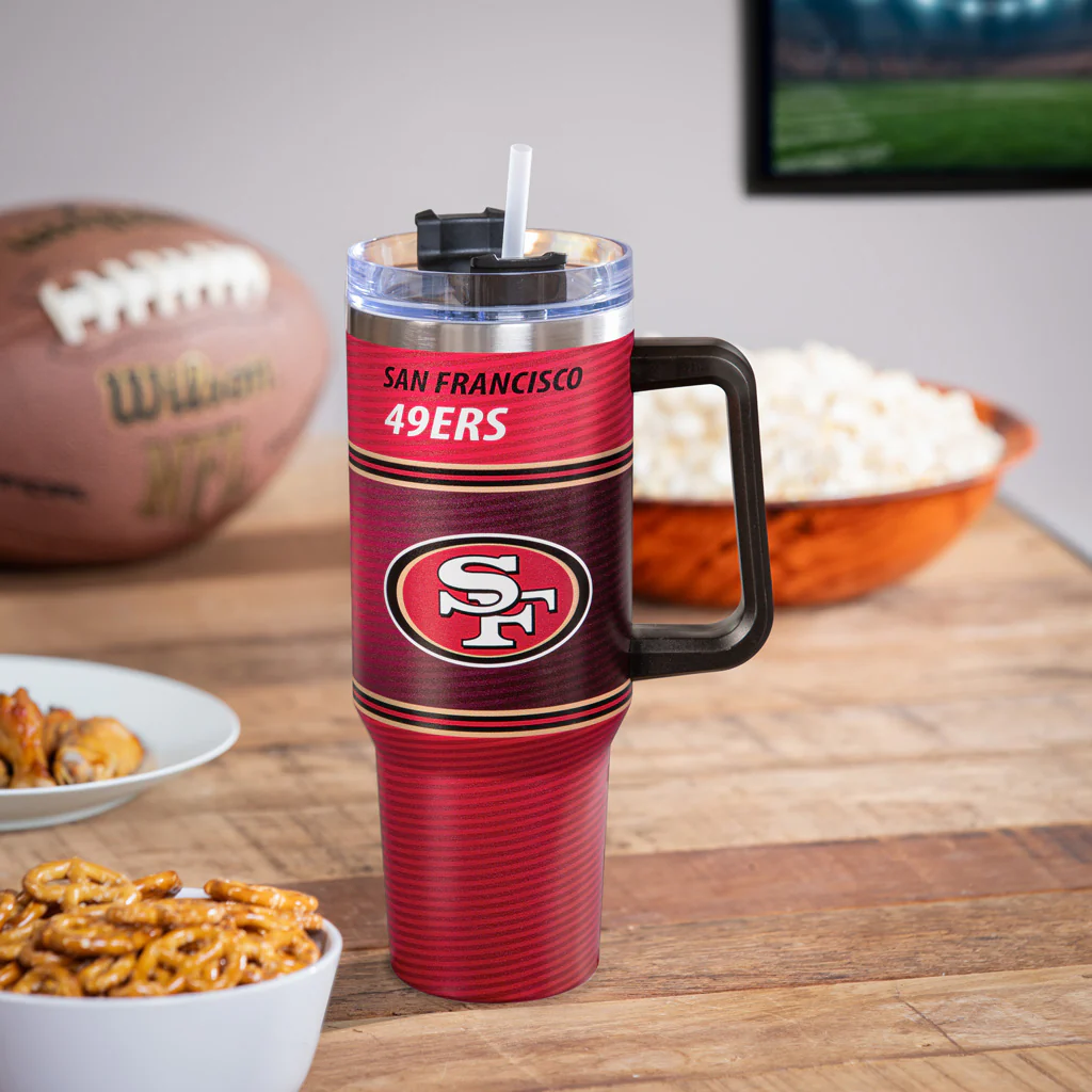 NFL San Francisco 49ers Evergreen 40oz Canyon Tumbler - Image 2