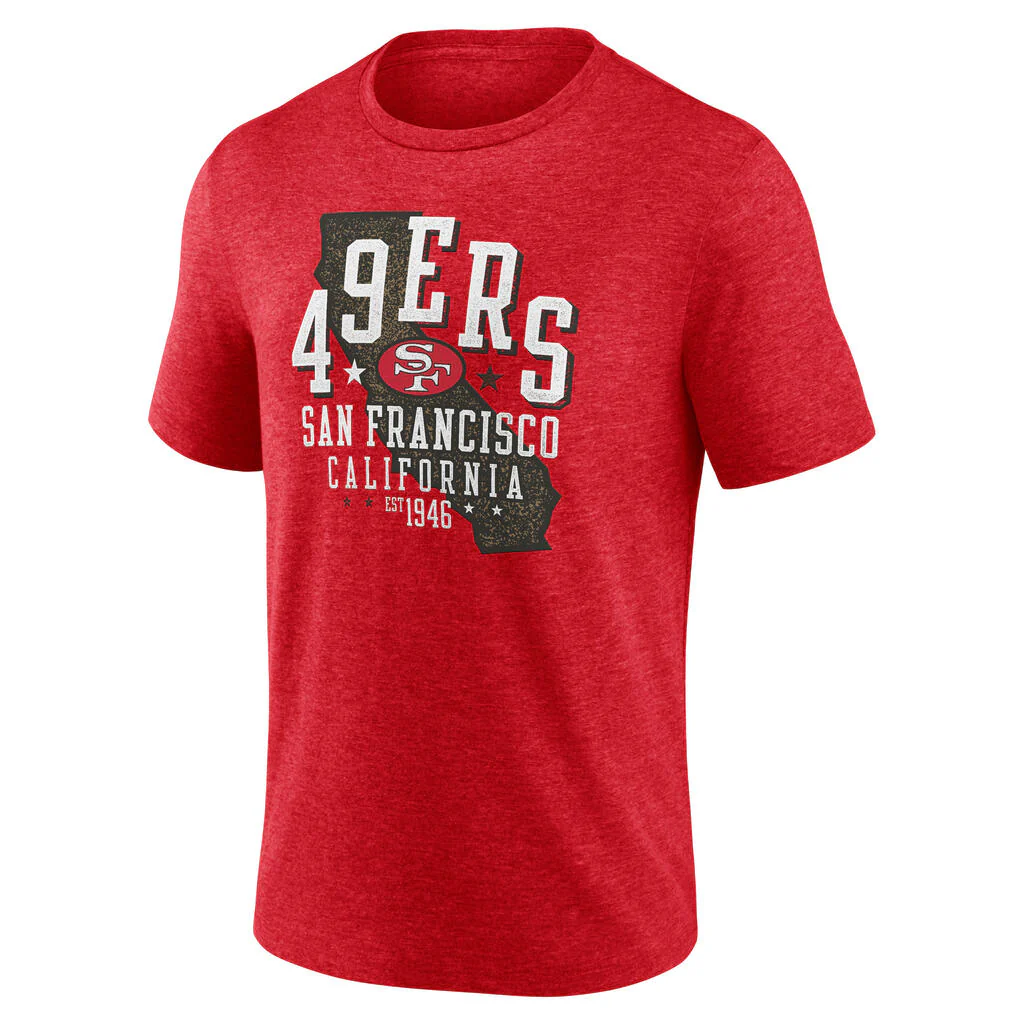 NFL San Francisco 49ers Fanatics Passing Yards T-Shirt - Image 2