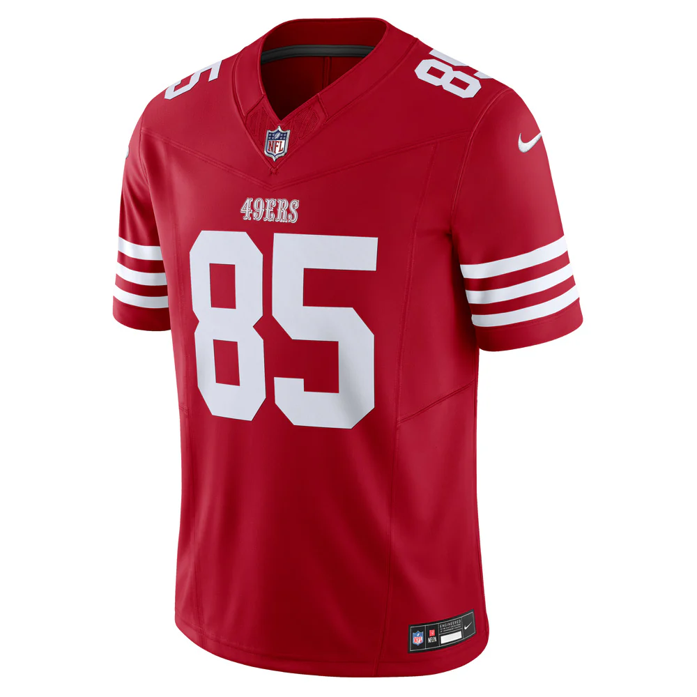 NFL San Francisco 49ers George Kittle Nike Alternate Vapor F.U.S.E. Limited Jersey - Red - Image 2