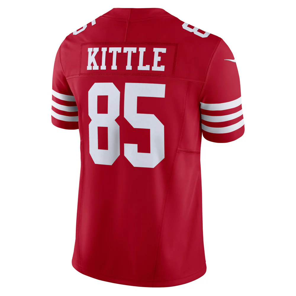NFL San Francisco 49ers George Kittle Nike Alternate Vapor F.U.S.E. Limited Jersey - Red - Image 3