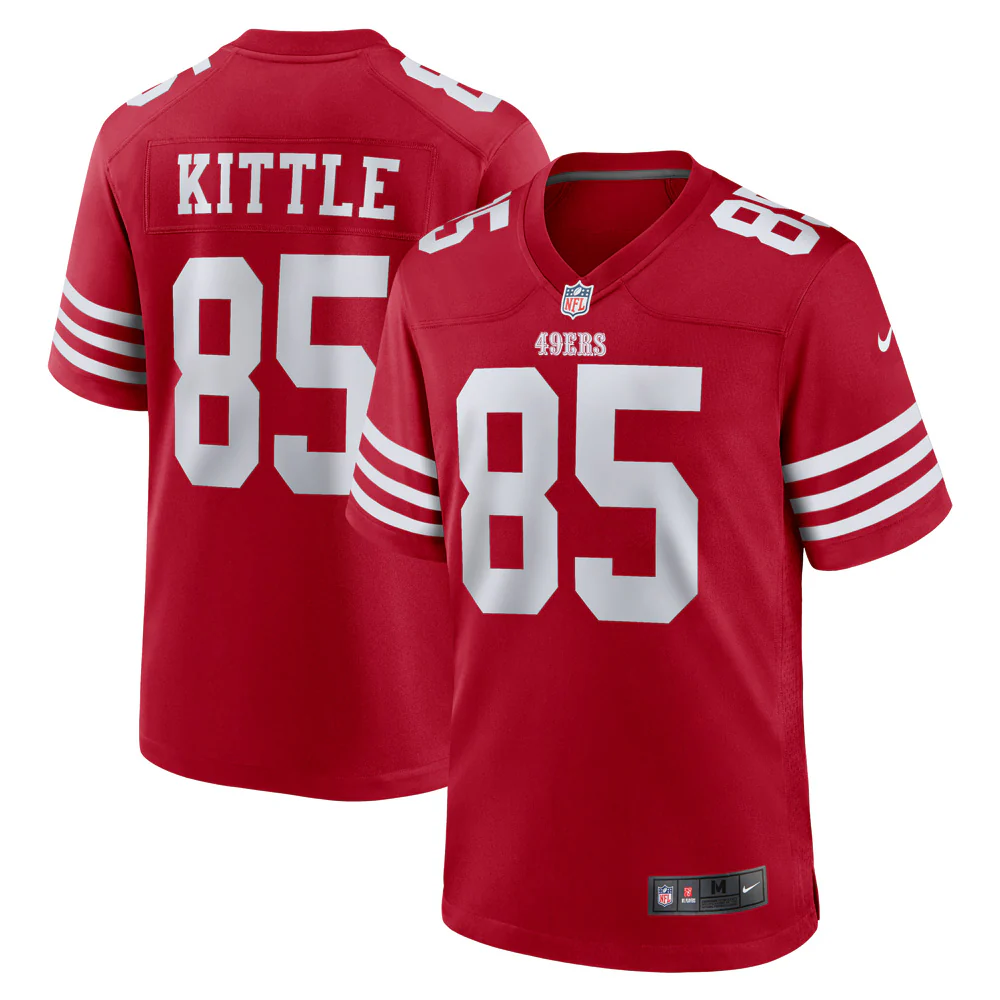 NFL San Francisco 49ers George Kittle Nike Home Game Jersey - Red