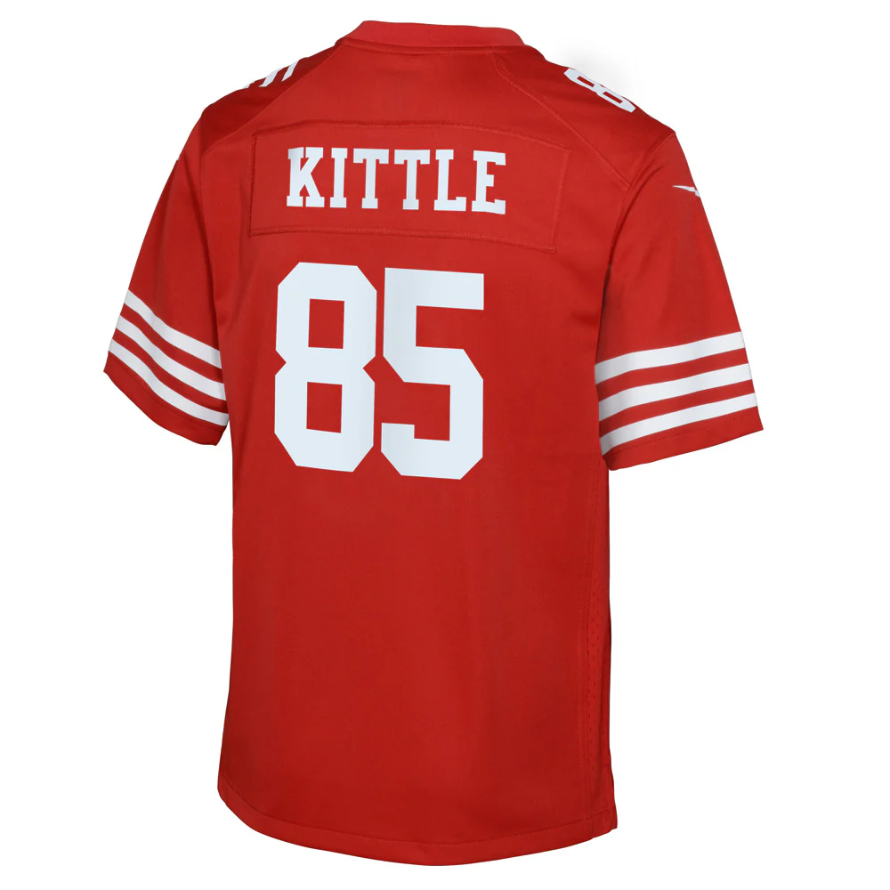 NFL San Francisco 49ers George Kittle Youth Nike Home Game Jersey - Image 3