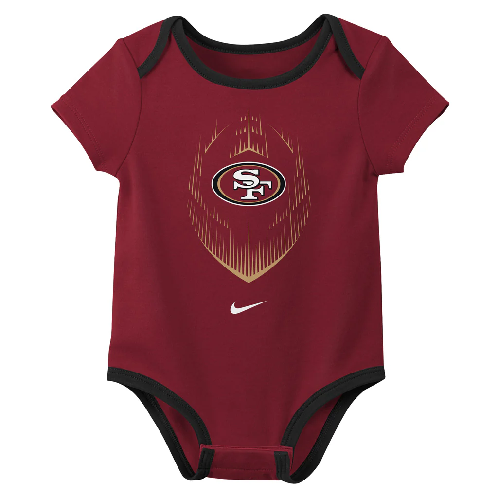 NFL San Francisco 49ers Infant Nike 3 Piece Set - Image 2