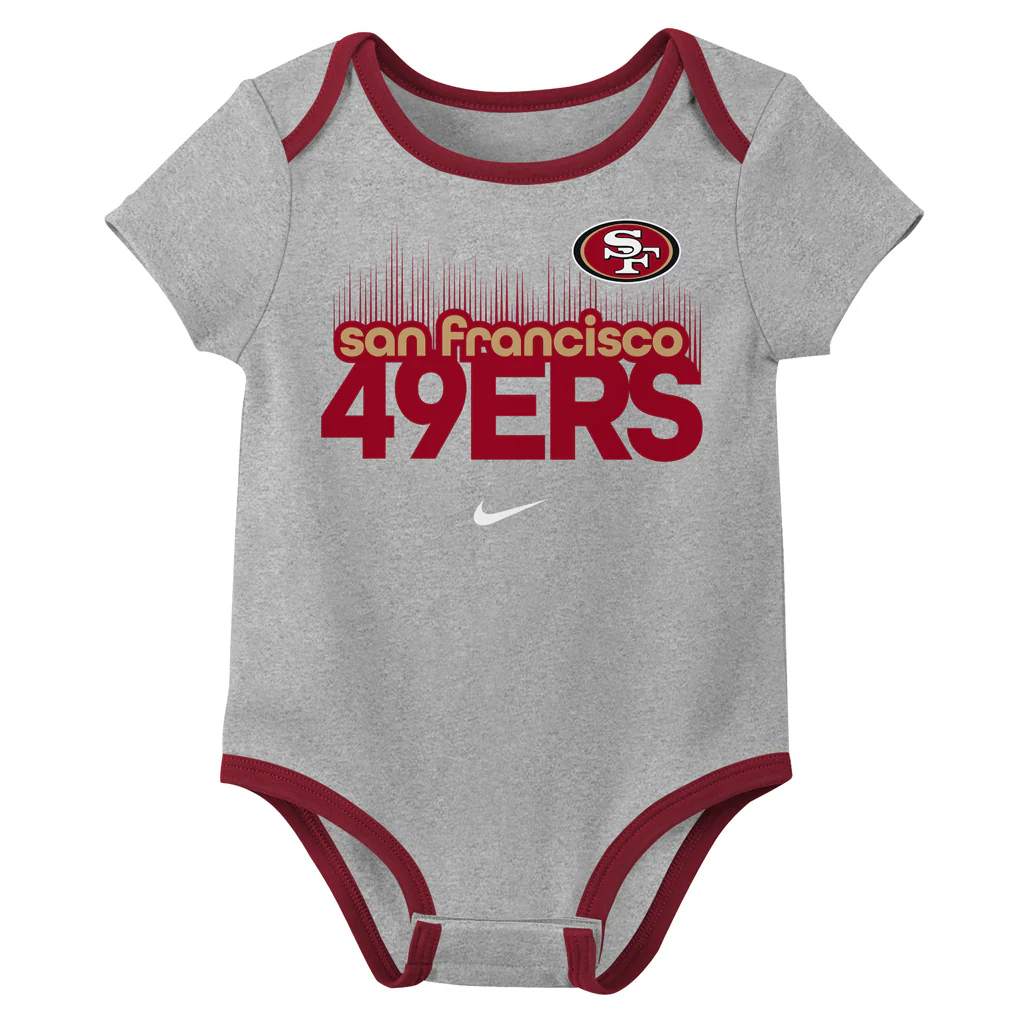 NFL San Francisco 49ers Infant Nike 3 Piece Set - Image 3