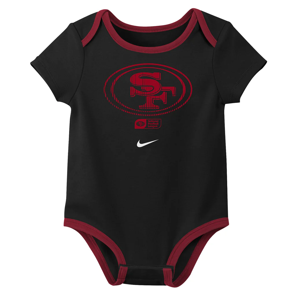 NFL San Francisco 49ers Infant Nike 3 Piece Set - Image 4