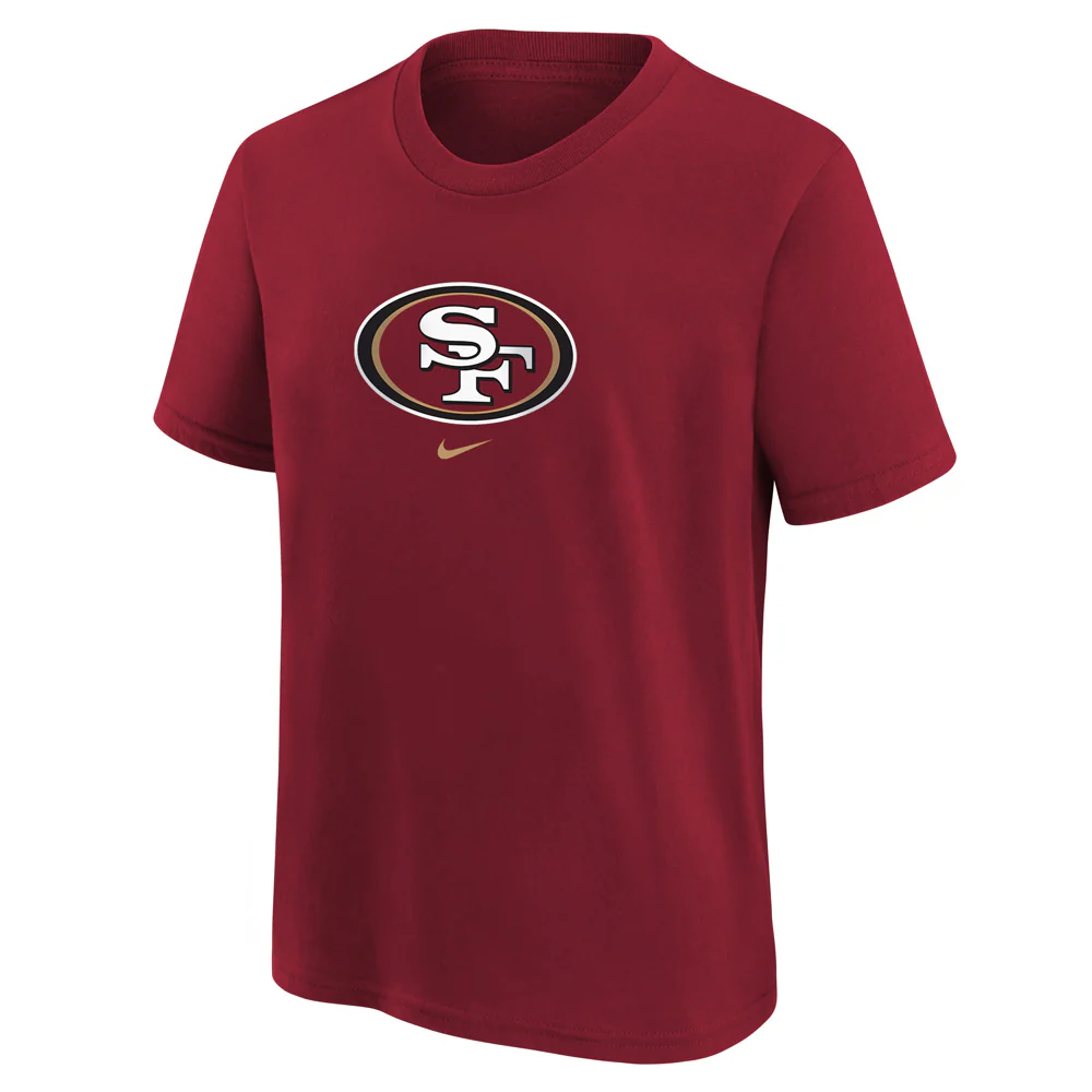 NFL San Francisco 49ers Kids Nike Logo T-Shirt - Red - Image 2